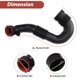 thumbnail image 4 of Manguera de Admisión de Aire del Motor Turbo para Mercedes-Benz Sprinter 2500 3500 3500XD 4500 2019-2022, 3.0L No.696137/696-137 Tubo de Admisión de Aire de Goma con Abrazaderas 1 Pc, 4 of 7