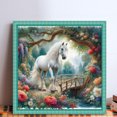thumbnail image 2 of Kit Punto Cruz Caballo Impreso Hilo Algodón Ecológico Bordado 11CT 40x40cm, 2 of 9