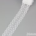 thumbnail image 4 of (5 yardas/rollo) cinta de encaje blanco tela correas decoración encantador embalaje de regalo Material de poliéster, 4 of 5