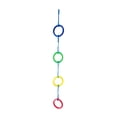 thumbnail image 4 of Anillo de escalada para niños, cuerda colgante para niños, cuerda de ejercicio versátil, juego de anillos de escalada para patio de juegos, gimnasio,, 4 of 10