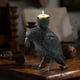 thumbnail image 5 of Decoraciones de Halloween, adornos de Halloween, regalos de Halloween, adornos de candelabro de cuervo negro de Halloween, accesorios de decoración, adornos de candelabro de resina, candelabros de res, 5 of 6