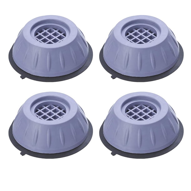 Toystoory Reducción y estabilidad plásticas del ruido de la estera de 4pcs Slipstop para el amplio de la lavadora Suministros de limpieza para el hogar grande