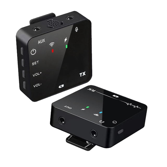 Methold Wireless mic Microphone with and Receiver Smartphones for Cables de audio/vídeo