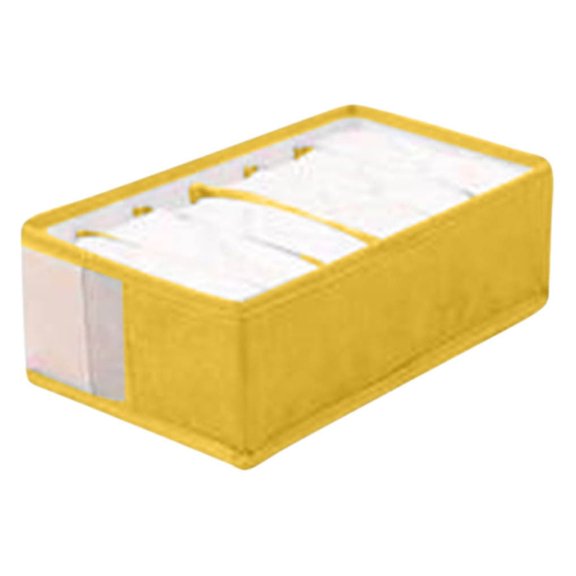 Christmas Savings Clearance 2023! Washable Wardrobe Closet Underwear Organizer Drawer Divide By For Underwear, Bras, Socks, Ties, Handkercefs 6 Grids