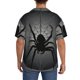 thumbnail image 3 of Fotbe Black Spiders Camisa Estampada de Manga Corta para Hombre, Casual de Verano, Estilo Playero, Sin Arrugas-Medium, 3 of 5
