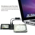 thumbnail image 2 of Lomubue SATA to SATA Drive Reader 5Gbps High Speed IDE Hard Drive Reader for 2.5/3.5-inch HDD/SDD Converter, 2 of 10