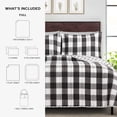 thumbnail image 3 of Mainstays All in One Lightweight Quilt Set and Sheet Set -7 Piece, Full, Buffalo Check, 3 of 14