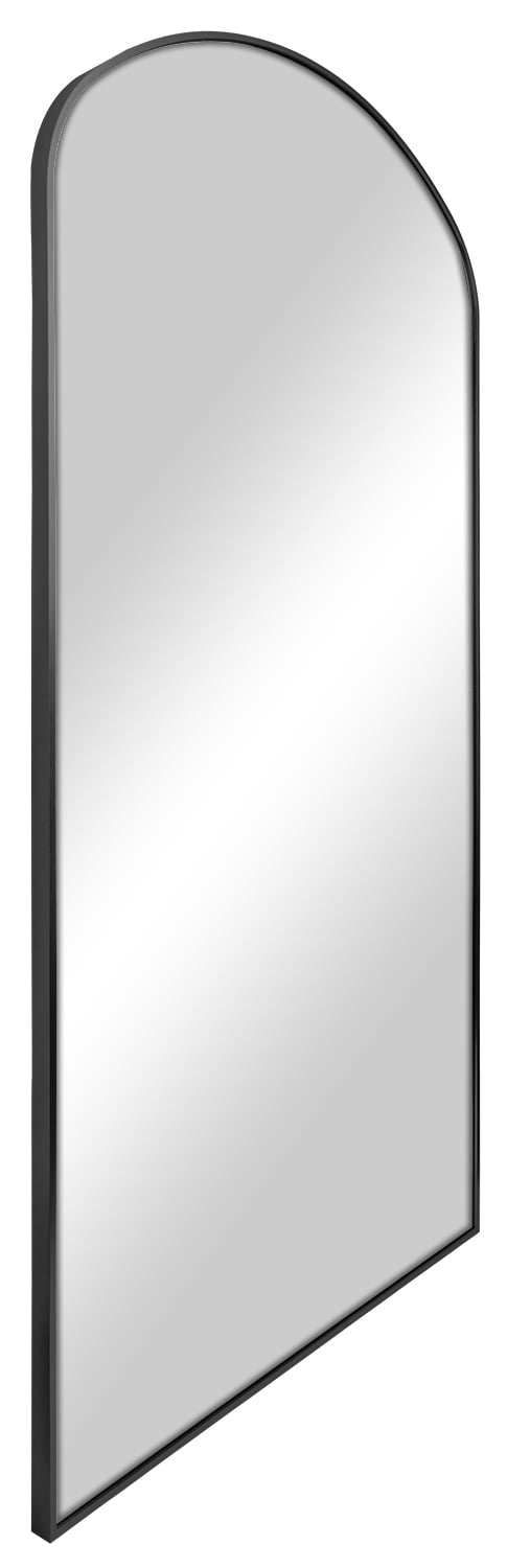 Better Homes & Gardens 30x60 Black Arched Large Full-Length Floor Mirror for Bedroom or Entryway