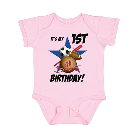 

Inktastic 1st Birthday All Stars Gift Baby Boy Bodysuit