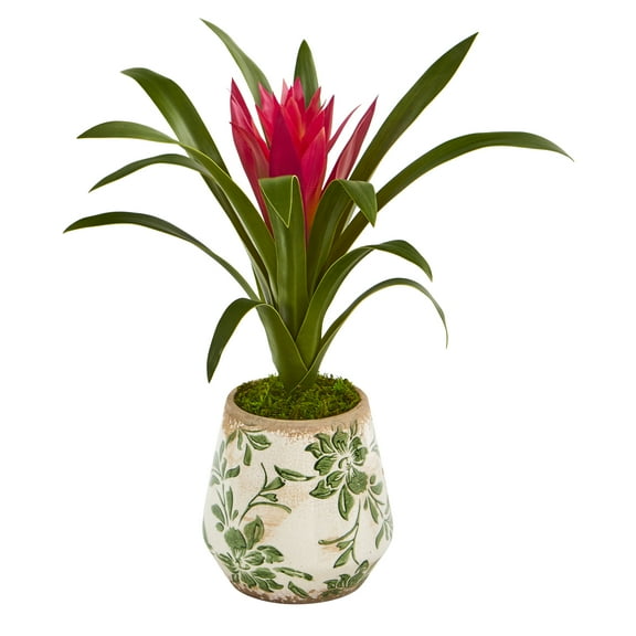 Nearly Natural 15in. Ginger Artificial Plant in Floral Vase