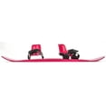 thumbnail image 2 of Lucky Bums Kids Boys Girls Youth Training Plastic Snowboard, 95cm, Pink, 2 of 3