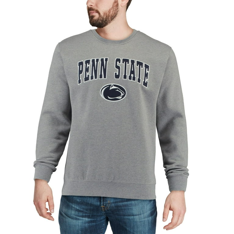Men s Colosseum Heather Gray Penn State Nittany Lions Arch Logo
