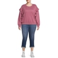 thumbnail image 5 of Terra & Sky Women's Plus Size Curvy Capri Pants, 5 of 5