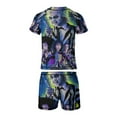 thumbnail image 6 of Beetlejuice Beetlejuice Boys Two Piece Rash Guard Swimsuits Kids Short Sleeve Swimwear Sets Bathing Suit, 6 of 7
