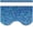 Blue, variant on Teal Sparkle Scalloped Border Trim [TCR8792]
