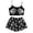 13Black20, variant on MEZZALL Halloween Gothic Pajama Set for Women Spaghetti Strap Skeleton Hand Print Crop Tops With Elastic Waist Shorts 2 Piece Home Sleepwear