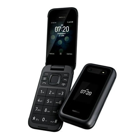 Nokia 2780 Flip TA-1420 GSM/Verizon Unlocked Flip Phone, Black