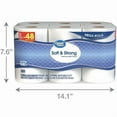 thumbnail image 4 of Soft Strong 2-Ply Toilet Paper Mega Roll 12 Count Septic Safe Absorbent Domestic, 4 of 6