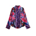 thumbnail image 1 of Camisa estampada para mujer Camisas casuales de manga larga con botones para vacaciones Irfora Jerseys de mujer, 1 of 6