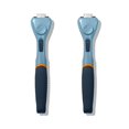 thumbnail image 1 of Mango de afeitar Dollar Shave Club Blue de repuesto (paquete de 2), 1 of 7