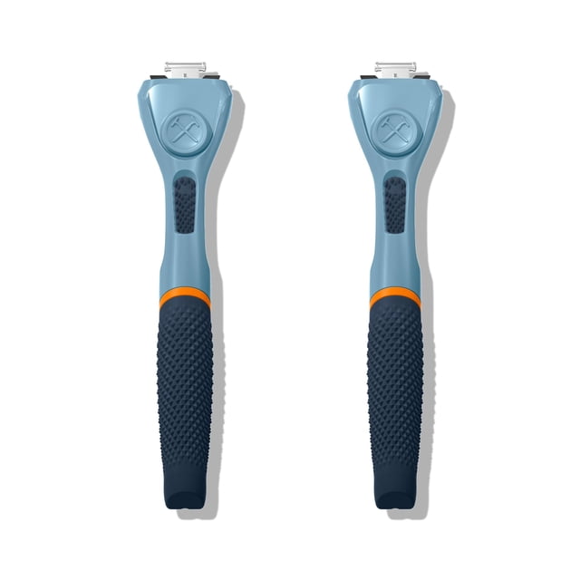Mango de afeitar Dollar Shave Club Blue de repuesto (paquete de 2)