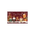 thumbnail image 2 of 2 Pcs Merry Christmas Kitchen Rugs and Mats Set of 2 Gingerbread Man Snowflake Christmas Tree Kitchen Mats for Floor Absobent Kitchen Floor Matfor Cook Home Decor (47x17+30x17 inches), 2 of 7