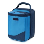 Arctic Zone Expandable HardBody Lunch Box with Hard Liner and Adjustable Divider, Blue