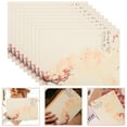 thumbnail image 2 of 80 Sheets Multi Colored Rectangular Writing Paper for Letter Writing Vintage Style, 2 of 8