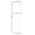 thumbnail image 4 of Decorative Large White Trumpet Design Modern Flower Floor Vase, for Living Room, Entryway or Dining Room, 32 Inch, 4 of 7
