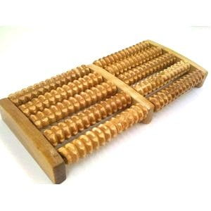 Accupressure Roller Wood Foot Massager Stress Relief wooden (Best Wooden Foot Massager)