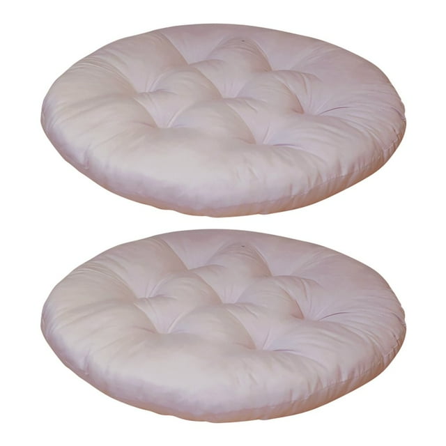 Coussins d'Extérieur pour Meubles de Patio, Ensemble de 2, 35x35 cm, Coussin de Siège d'Extérieur, Coussinet de Chaise Imperméable, 15 Pouces de Hauteur, Résistant aux Uv, Coussin de Bistro pour Chaise de Patio