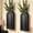 Black, variant on 2026 Crowd Favorite Set of 2 White Wooden Wall Mounted Vase,Boho Rustic Hanging Pocket Planter for Dried Flowers Greenery,Farmhouse Wall Decor for Entryway Bathroom Living Room