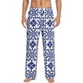 thumbnail image 2 of Kdxio Porcelain Chinaware Print Men's Sleep Pajama Pant Lounge Pants with Pockets, 2 of 8