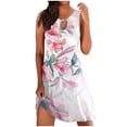 thumbnail image 2 of Patlollav Trendy Dresses for Womens Fashion Sleeveless Round Neck Casual Print Dress, 2 of 7