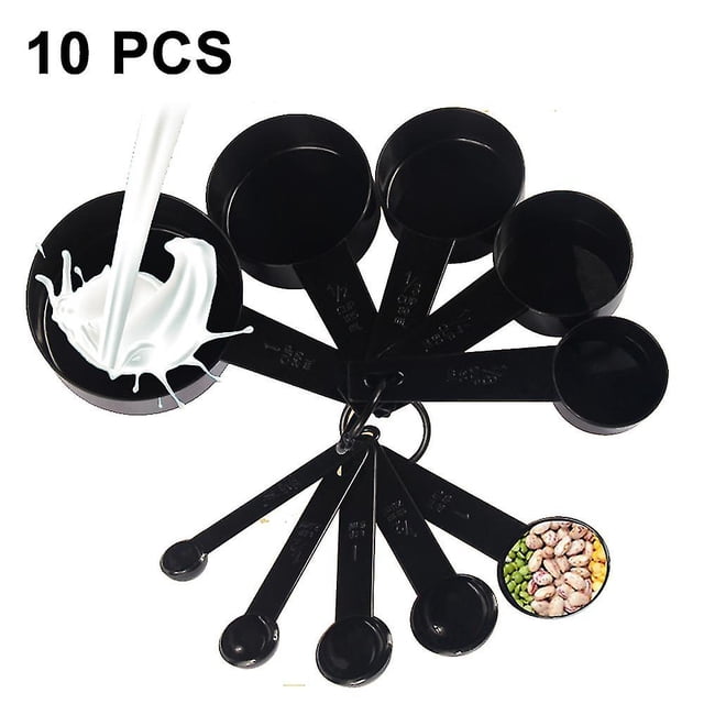 Cucharas medidoras 9 piezas, cucharas medidoras de acero inoxidable