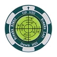 thumbnail image 3 of Lector de putting green de golf, marcador de posición de pelota Regalos de golf Accesorios de golf Herramienta Ayuda de entrenamiento de golf Nivel de Azul verde, 3 of 8