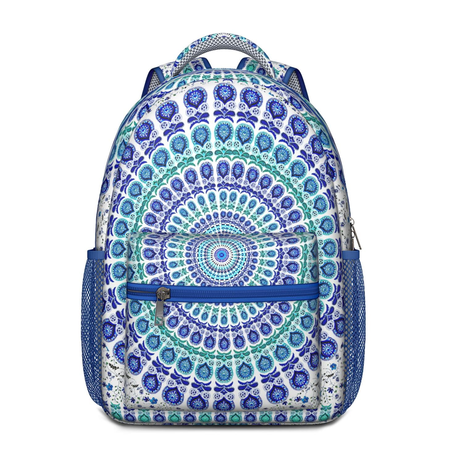 Abstract Geometric Waterproof School Backpack - Breathable & Spacious for College Students & Commuters
