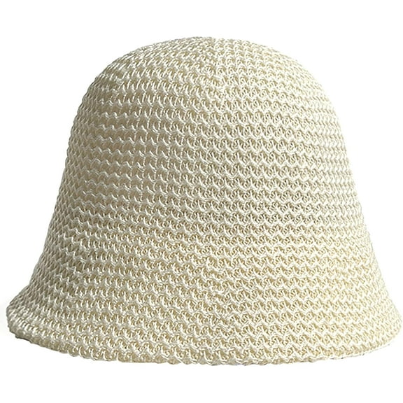 YooGuoGuo Women Mesh Woven Bucket Hat Crochet Sun Hat Summer Beach Fisherman Hats