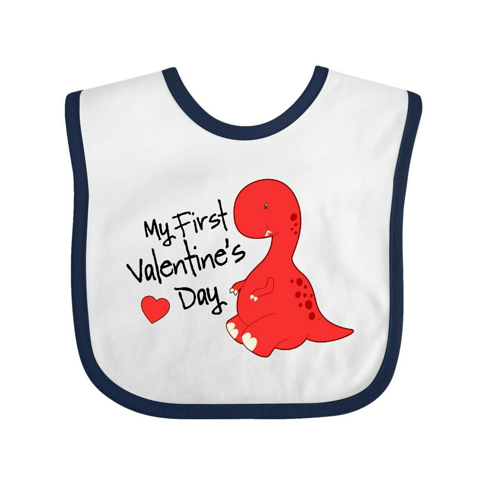 My First Valentine's Day Baby Bib