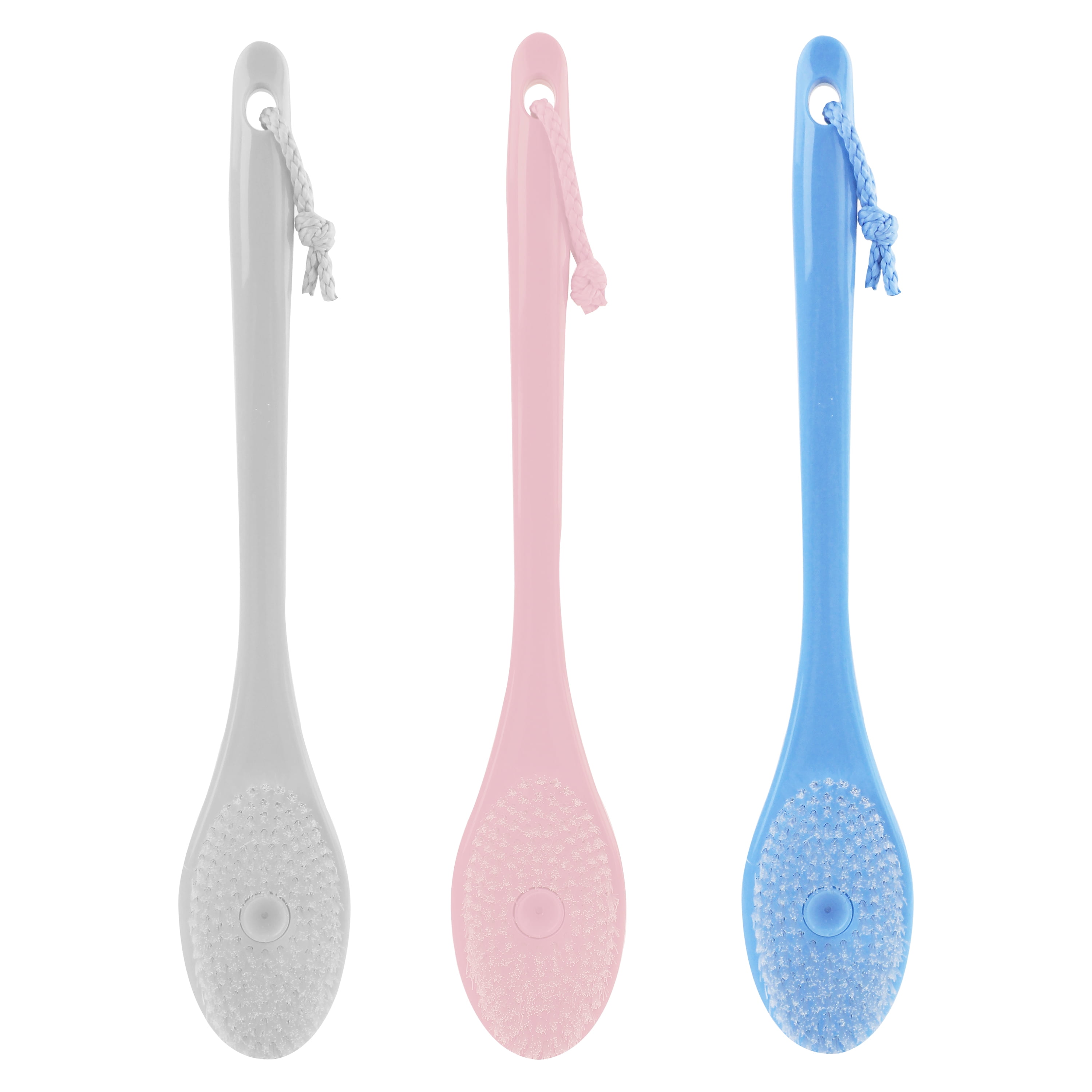 Equate Beauty Luxury Cleansing Bath & Shower Brush for Back with Facial