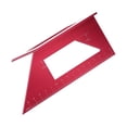 thumbnail image 1 of Straight Ruler, Mitre Gauge Multifunctional 3D Accurate  For Crafts For Woodworking For Engineers Red, 1 of 8