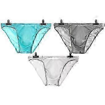 2026 Thin Transparents Seamless Ice Silk Underwear 3D Pouch Briefs for Men