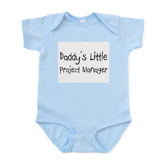 CafePress - Daddy's Little Project Manager Infant Bodysuit - Baby Light Bodysuit, Size Newborn - 24 Months