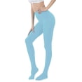 thumbnail image 1 of Malla Media Pantimedia Microfibra Para Dama Licra 3d Sexy 3 Piezas Azul Claro Unitalla, 1 of 6