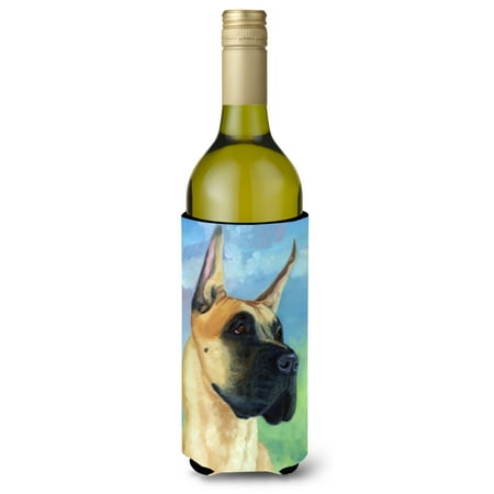 

Carolines Treasures 7387LITERK Great Dane Apollo the Great Wine Bottle Hugger Wine Bottle multicolor