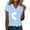 Blue, variant on Plus Size Womens Clothes Womens Floral Tops Short Sleeve, Women's Sunshade Summer T Shirt Plus Size Loose Top Top Girls Short Sleeve Graphic Casual V Neck T Shirt Black, L
