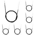 thumbnail image 1 of WUSUOWEI 6PCS Bike Brake Line,Heavy Duty Straight Throttle Cable,Length 68.7Inch,Braided Steel,Handy Installation,Long Lasting Performance,Front and Rear Brake Line,Throttle Cable for Bike, 1 of 7