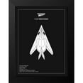 thumbnail image 2 of Rogan, Mark 12x14 Black Modern Framed Museum Art Print Titled - BP Lockheed F22 Raptor Black, 2 of 5