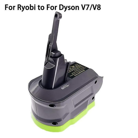 Adapter Compatible Ryobi 18v Battery Convert To Compatible Dyson V6 V7 V8 Vacuum Cleaner Use P107 P108 Battery Adapter_SSDLV-Vinsniv