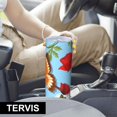 thumbnail image 6 of Butterfly 20 Oz Stainless Steel Skinny Tumbler – Vacuum Insulated Slim Travel Cup with Lid & Stainless Steel Straw, 360° Full Wrap Printed Tumbler for Home, Office & Outdoor Use, Spring, 6 of 6